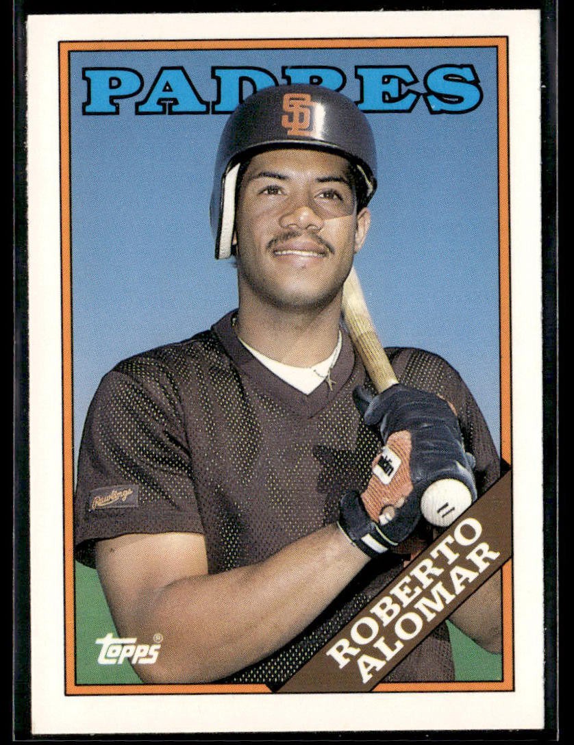 1988 Topps Traded #4T Roberto Alomar HOF Rookie Card RC 1988 Topps Traded #4T Roberto Alomar HOF Rookie Card RC