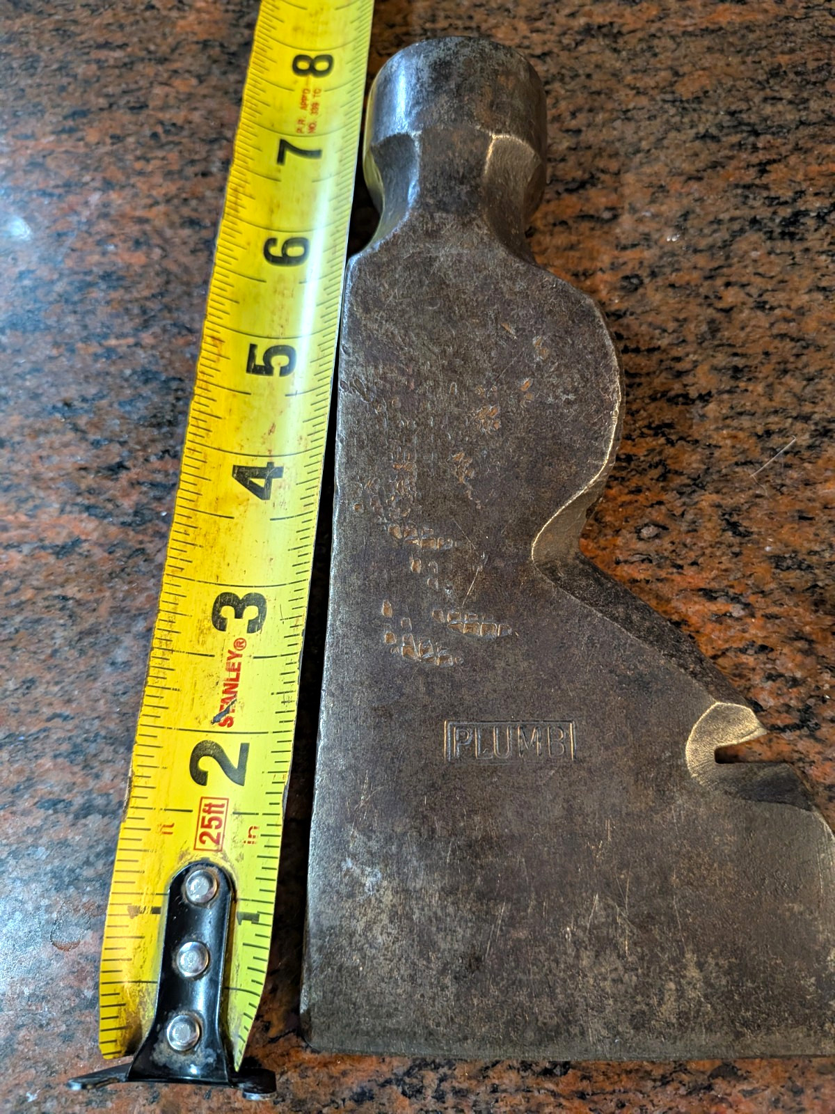 Vintage Plumb Half Hatchet Axe Head — Made in USA
