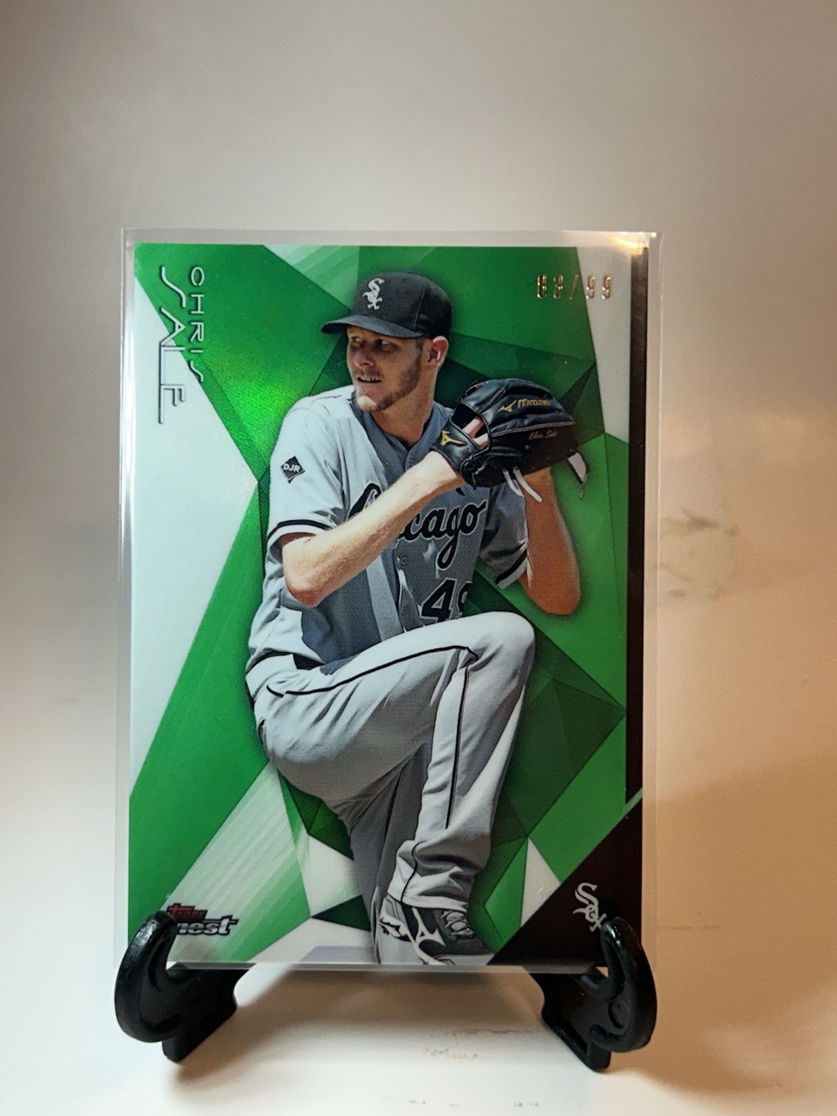 2015 Topps Finest - Chris Sale #43 Green Refractor /99 2015 Topps Finest - Chris Sale #43 Green Refractor /99