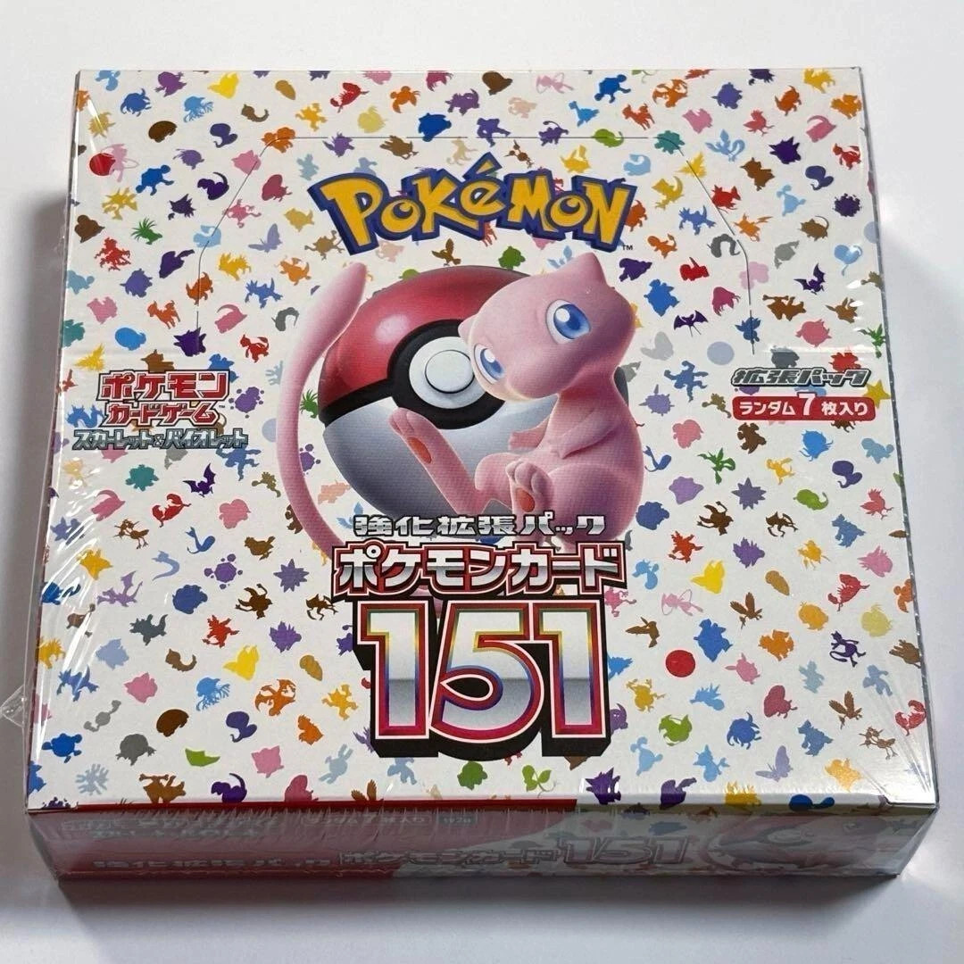 Pokemon Card 151 Booster Box sv2a Japanese Scarlet & Violet Japanese w/shrink