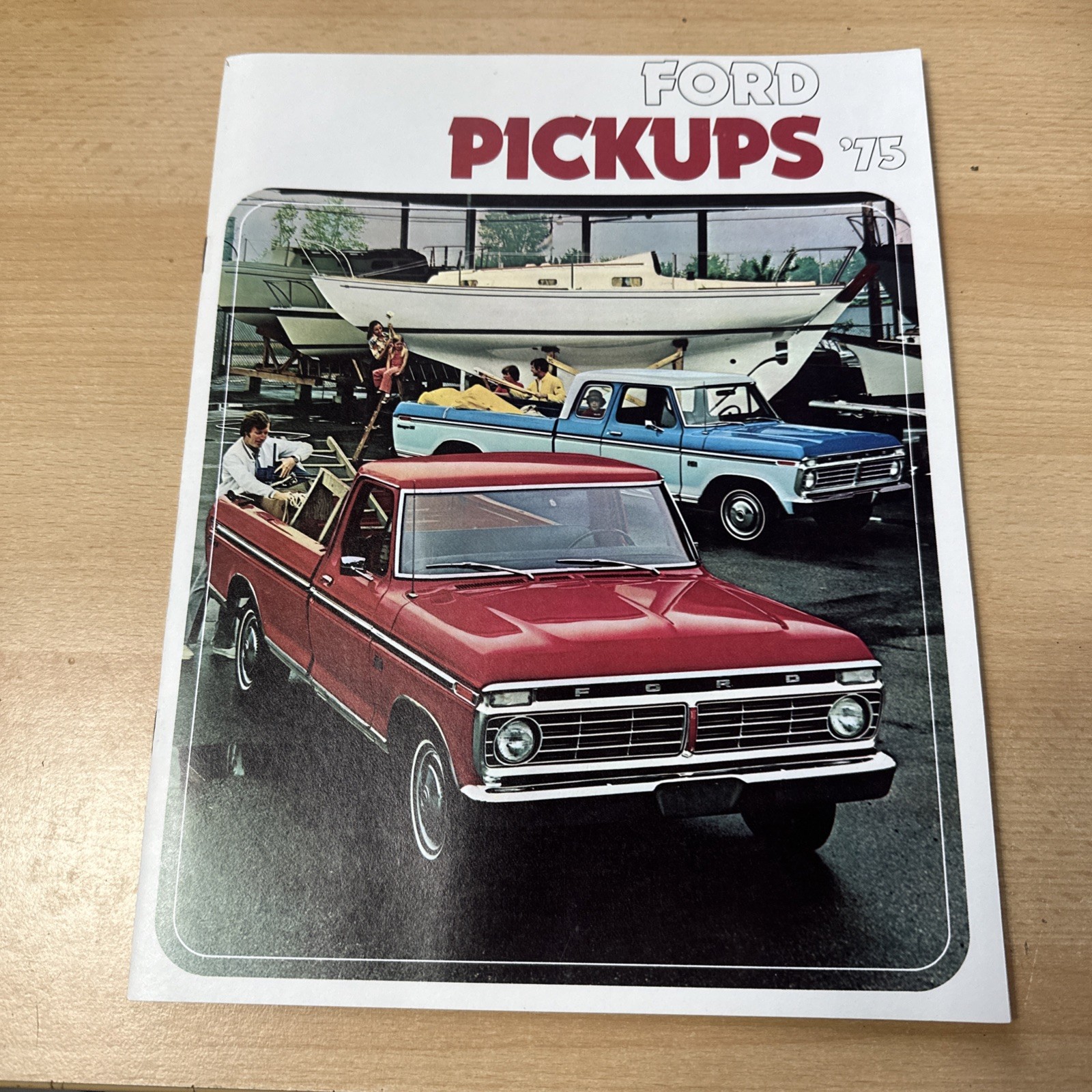 Original 1975 Ford Pickup Truck Sales Brochure 75 F-100 F-150 F-250 F-350 Original 1975 Ford Pickup Truck Sales Brochure 75 F-100 F-150 F-250 F-350