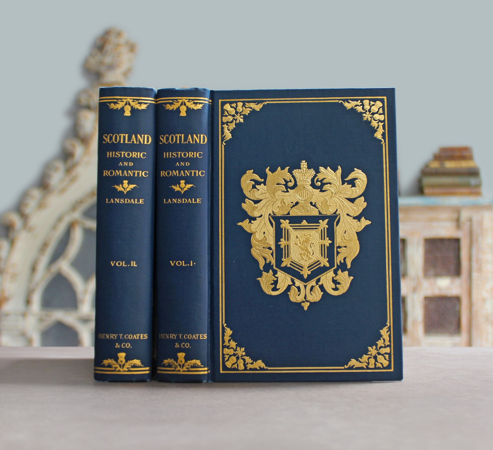 Rare Antique Old Boxed Book Set Scotland 1902 Edinburgh Galloway Gilt Map W/DJ ⭐ Rare Antique Old Boxed Book Set Scotland 1902 Edinburgh Galloway Gilt Map W/DJ ⭐
