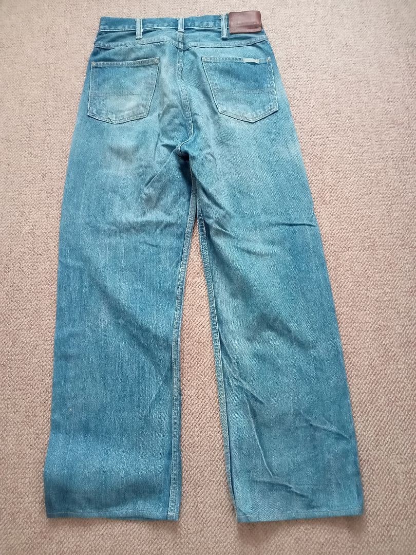 Chimala Straight Leg Denim Jeans Blue 100% Cotton Size 28 W28.3 L27.2 Inches