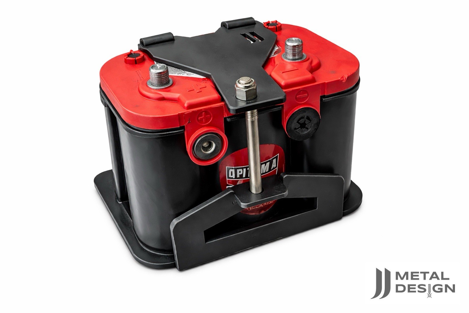 Universal Weld-On Frame Mounted Battery Relocation Bracket Under Bed Mount