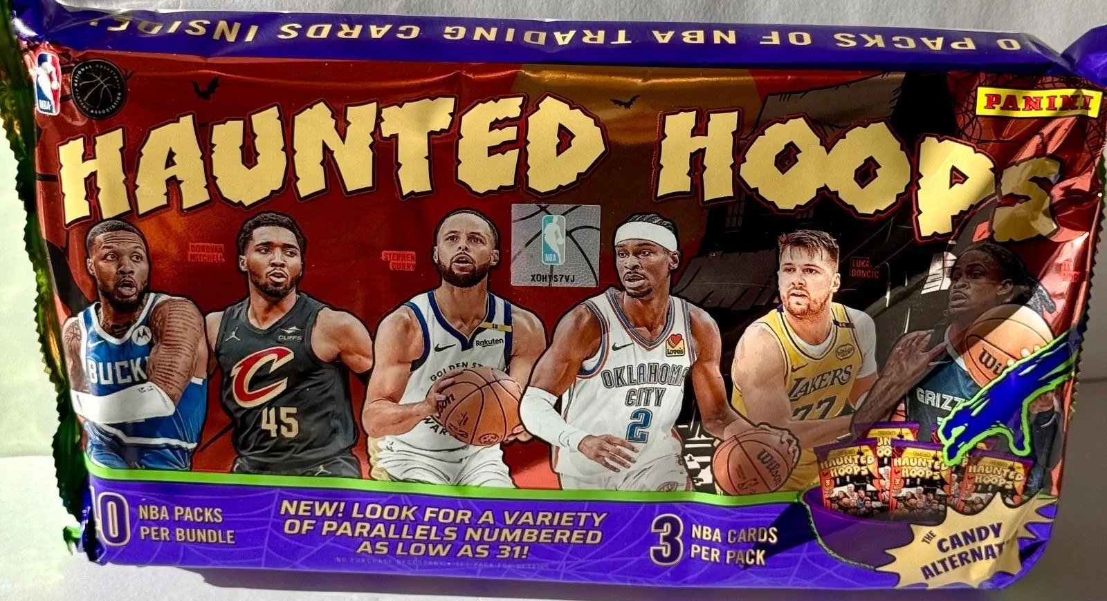 2024-25 Panini NBA Haunted Hoops Basketball Trading Card Bundle Sealed