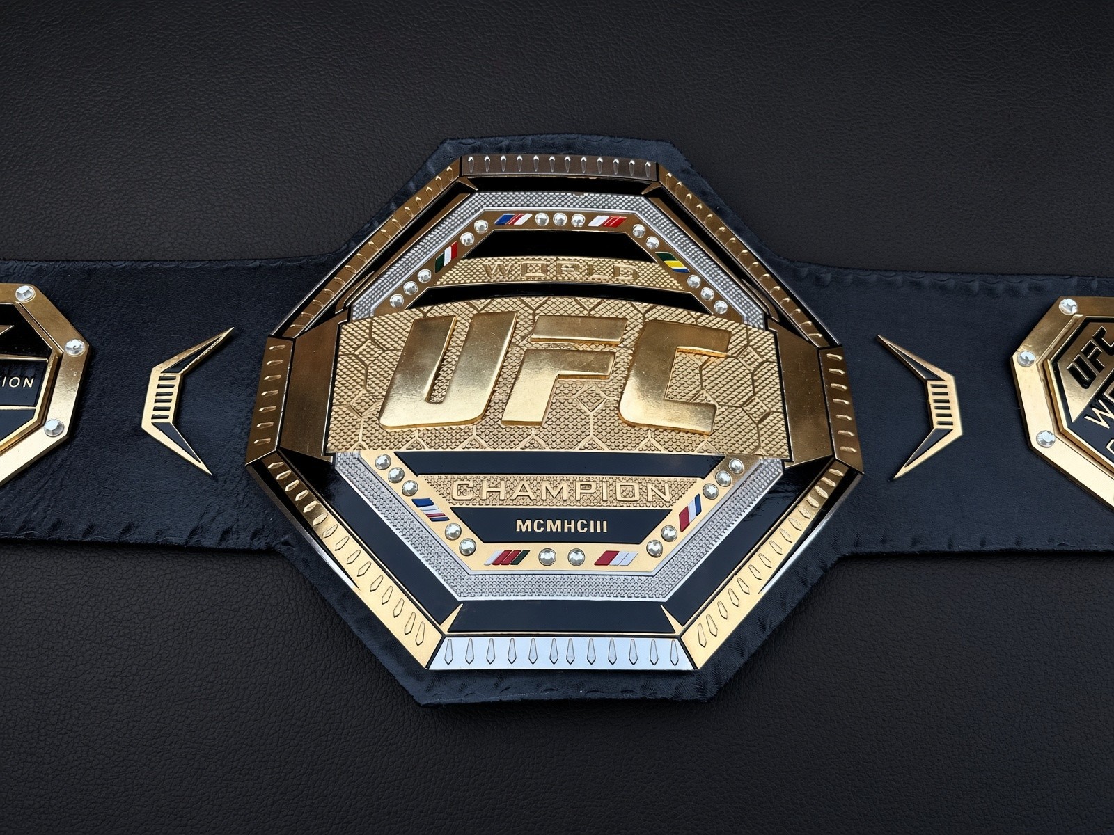New UFC World Championship Boxing Belt 2mm Brass