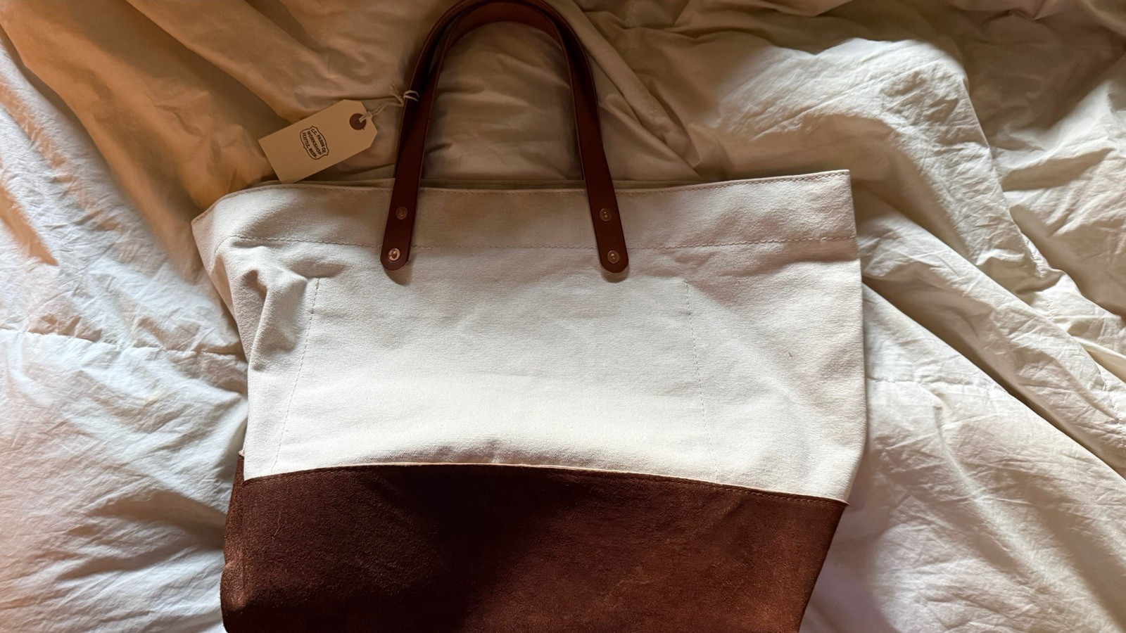 NWT C.C. Filson Workshop Tote Bag 5/75 Limited Edition Leather Canvas Copper USA