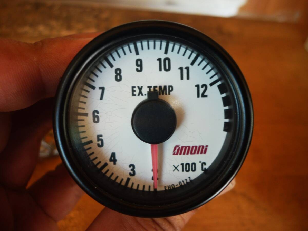 Omori 45mm Electronic Exhaust Temp Gauge Mini Excellent JAPAN