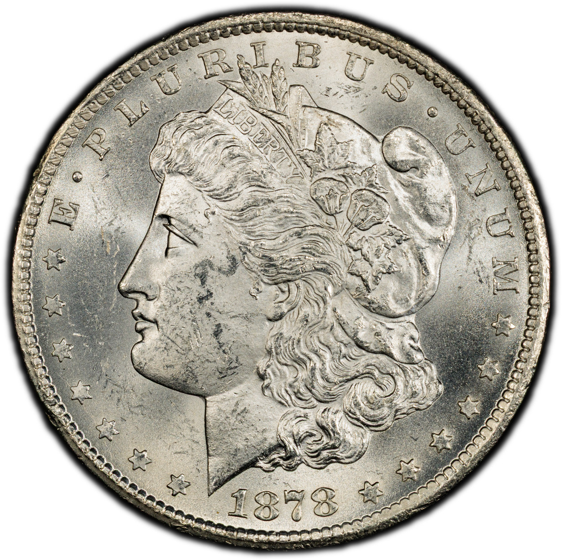 1878 CC Carson City PCGS MS62 - Silver  Morgan Dollar  Lustrous CERT # 52040808
