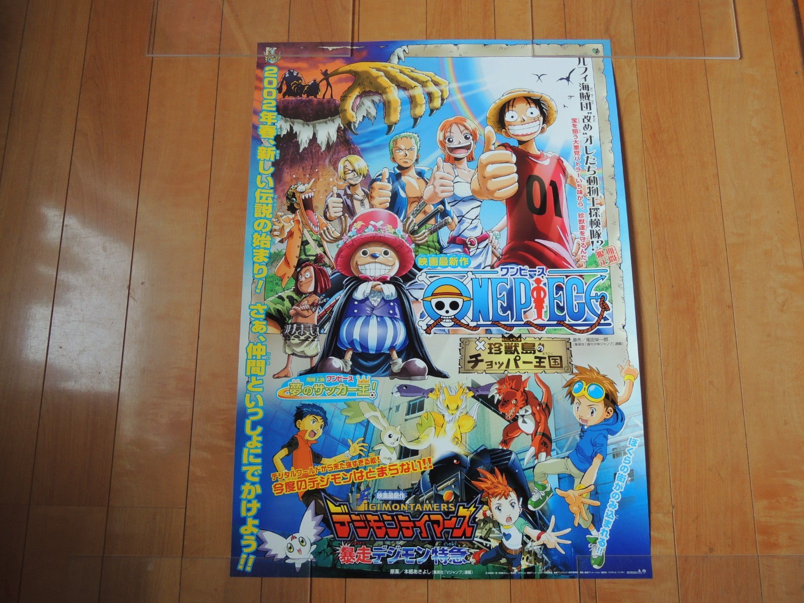 ONE PIECE THE MOVIE original POSTER JAPAN B2 size rare EX Vintage Eiichiro Oda