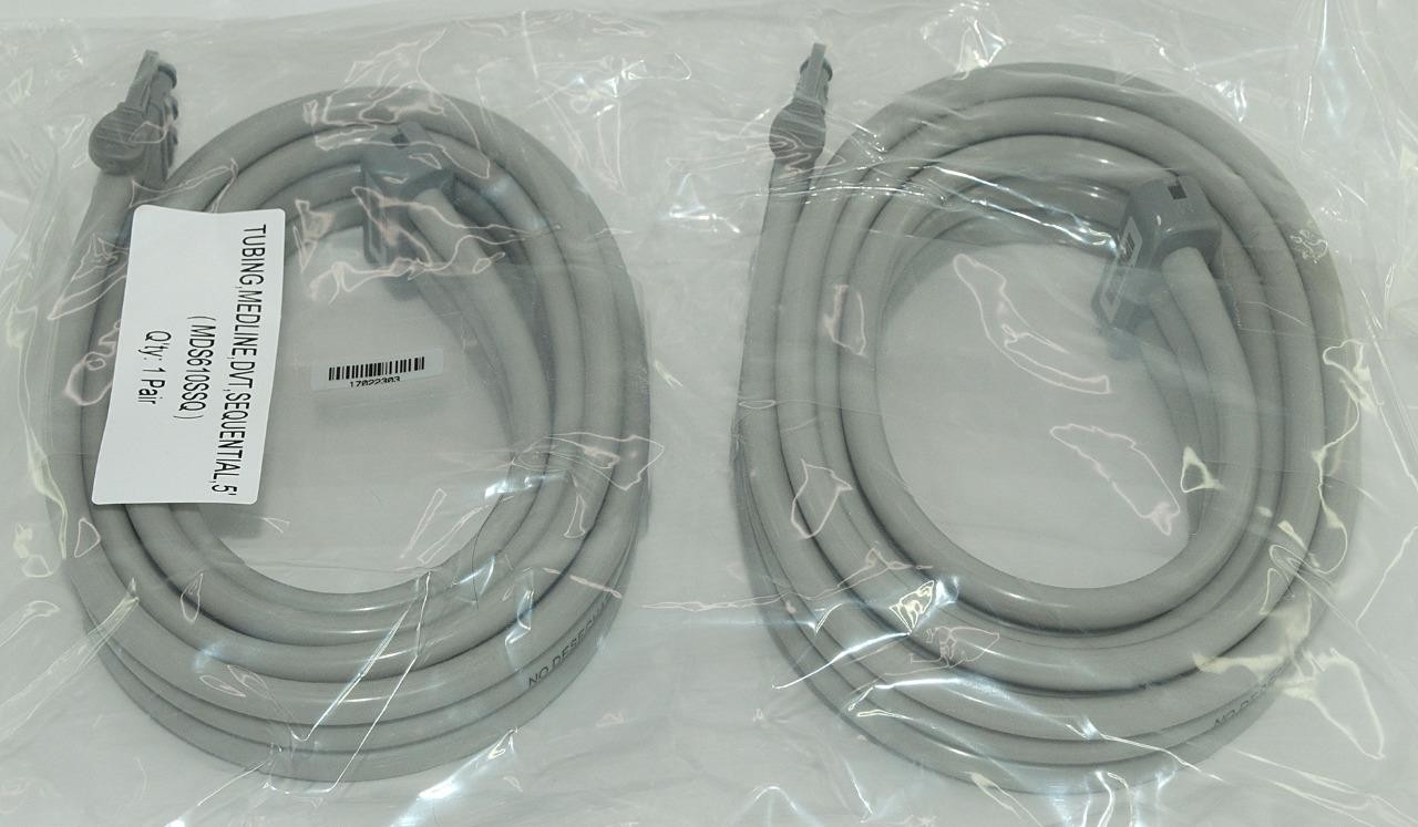 Medline ~ MDS610SSQ 5\' Tubing Pair of 2 Medical Supply Replacement Hoses *NEW