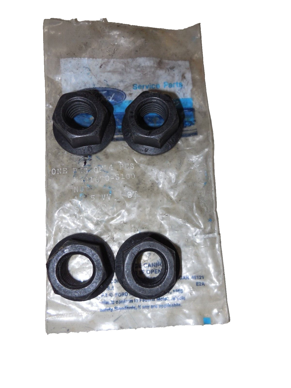 NOS 1980-1996 Ford F100 F250 F350 Shackle Bracket Locking Nuts N801670-S100 NOS 1980-1996 Ford F100 F250 F350 Shackle Bracket Locking Nuts N801670-S100