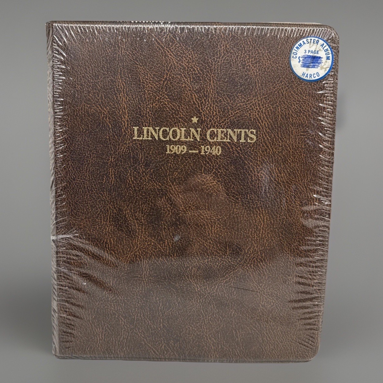 New HARCO Coinmaster Album Lincoln Cents Pennies 1909-1940 Sealed Dead Stock NOS