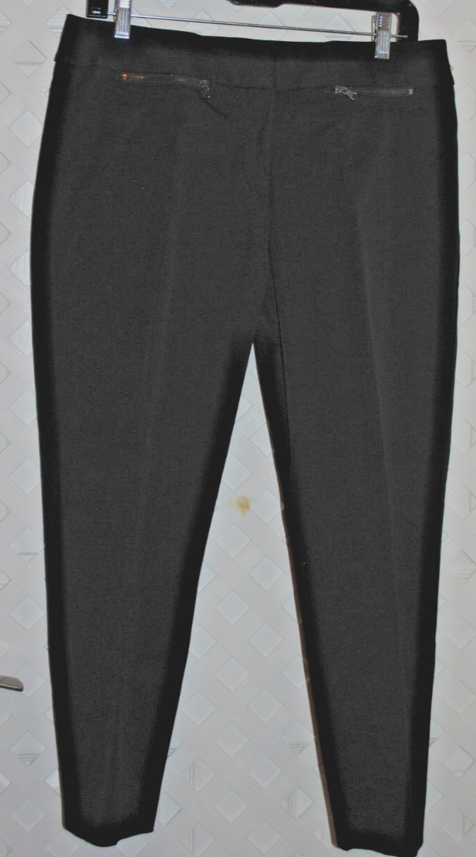 Ann Taylor Loft Women\'s ~ JULIE ~ Cropped Black Stretch Pants Size 10P NWOT