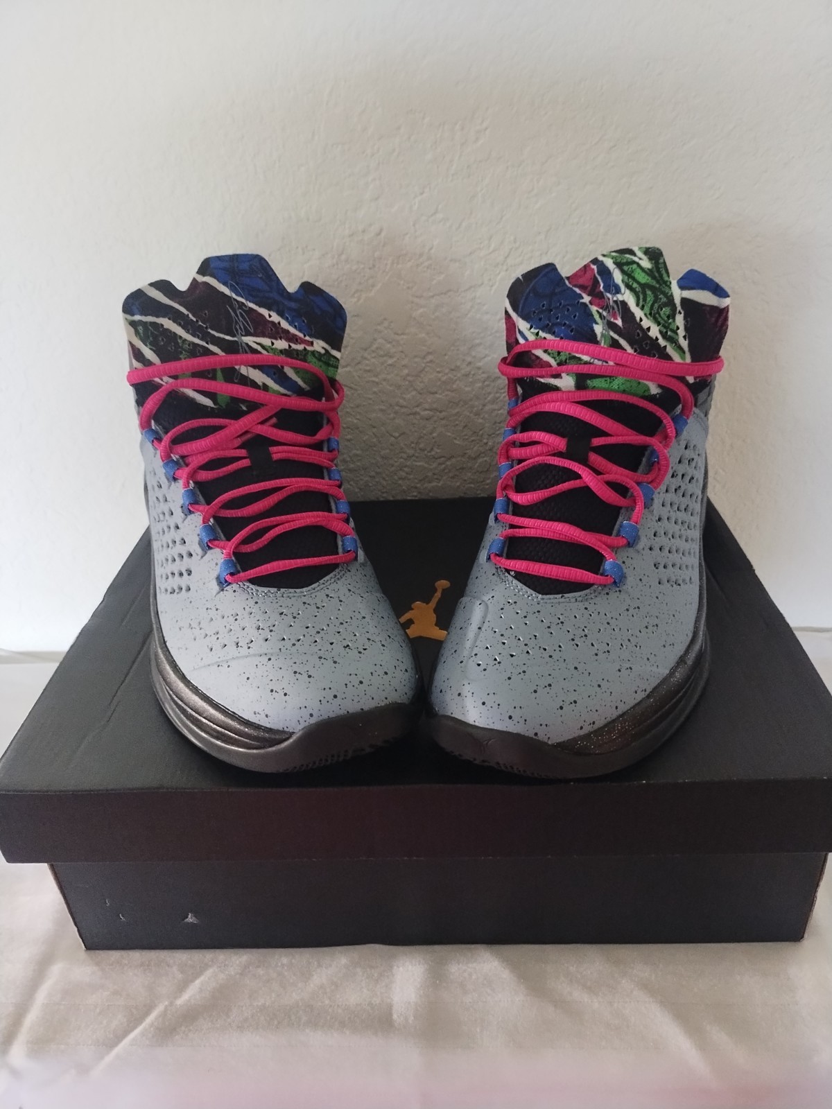 Jordan Melo M11 BL GRPHT/MTLLC SLVR-BLCK-GM RY, Size 9.5 716227 413 Brand New Jordan Melo M11 BL GRPHT/MTLLC SLVR-BLCK-GM RY, Size 9.5 716227 413 Brand New