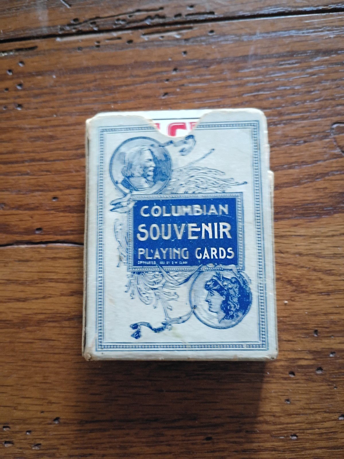 1893 Columbian Exposition Playing Cards, Chicago, Illinois, 52+Joker+Box