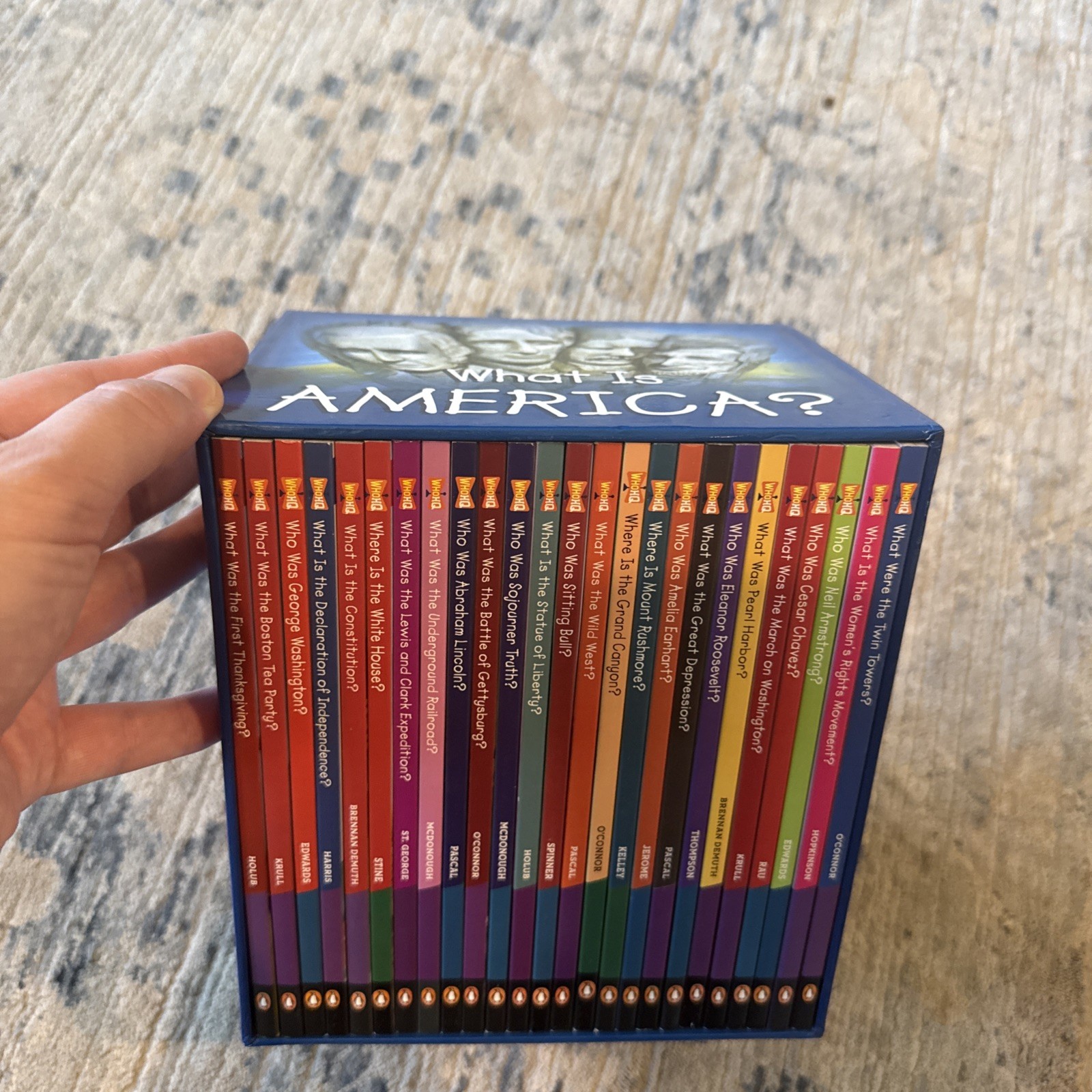 Who Was? and What Is? America Collection Boxed Set 25 books with box