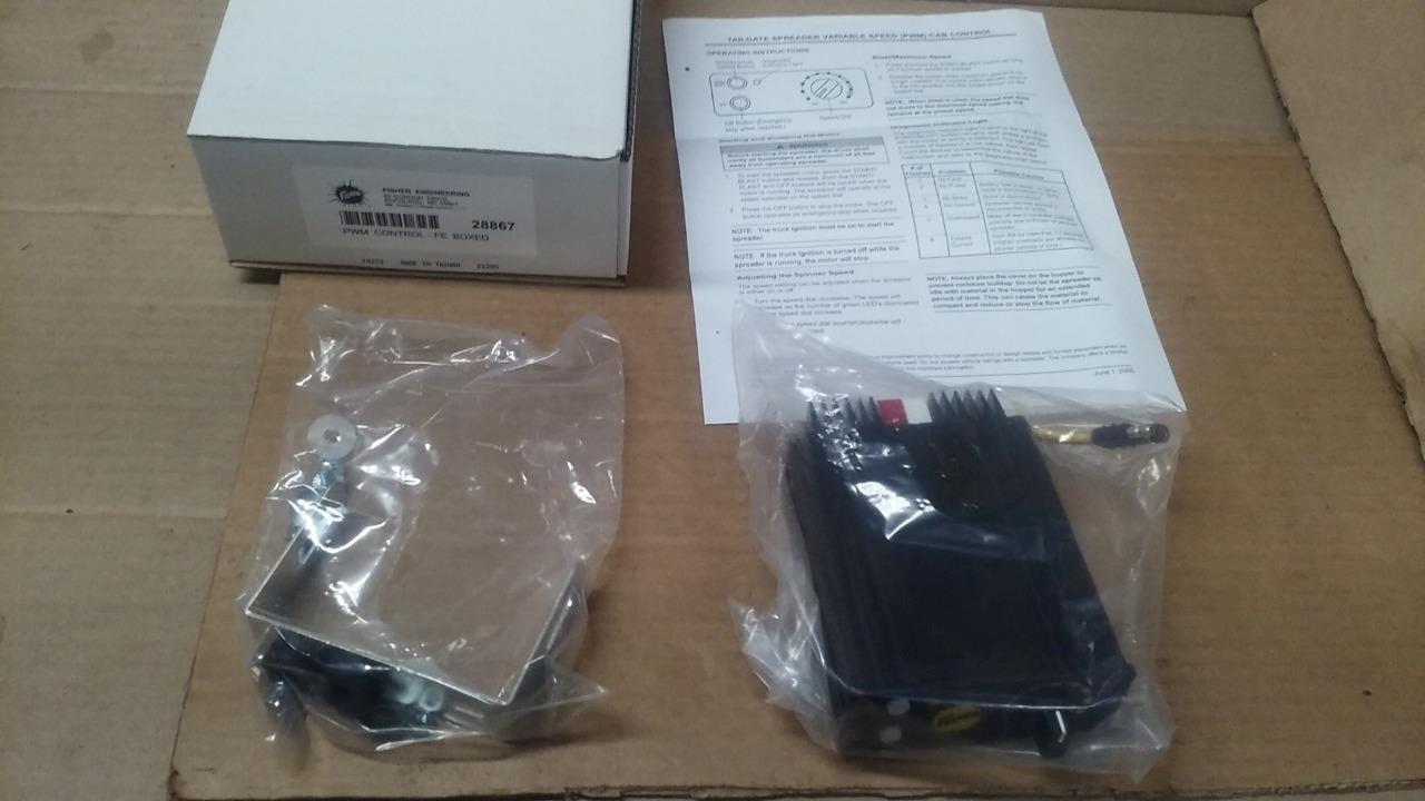 New OEM Fisher Controller Salt Spreader 28867 Snow plow Variable Speed Blast