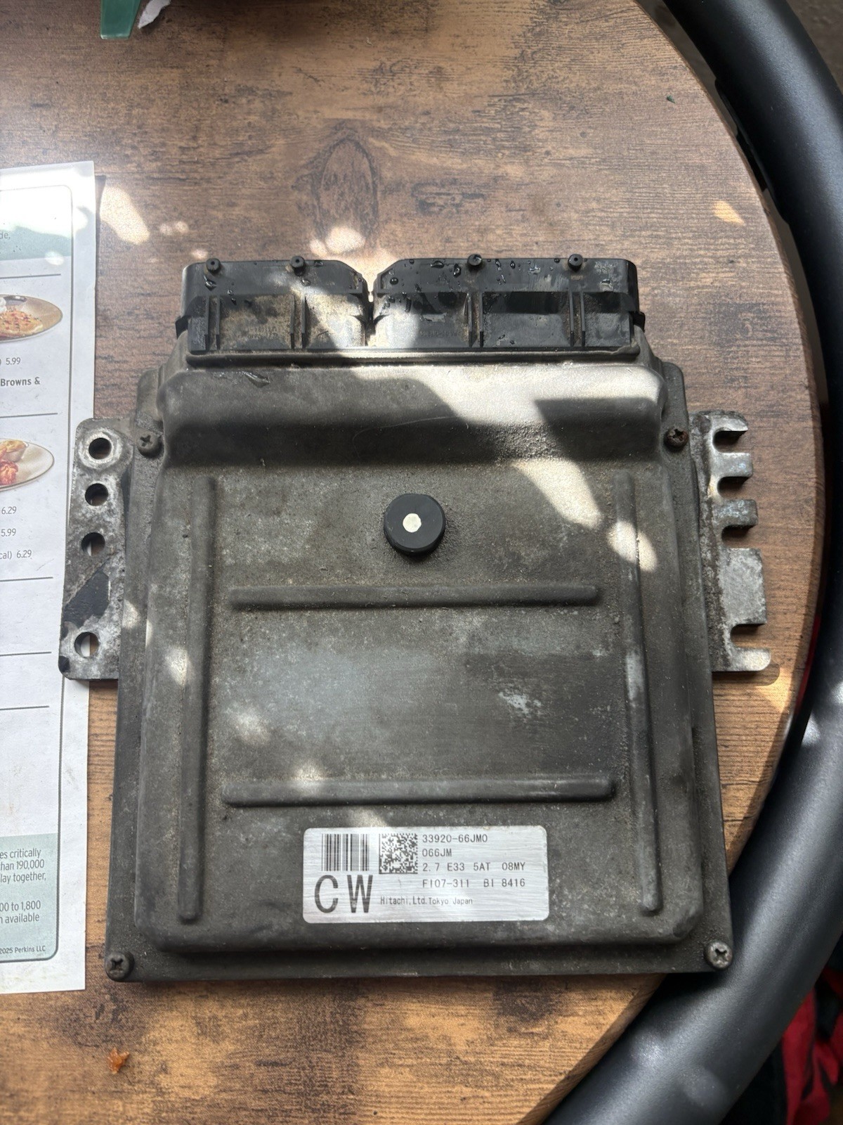 06 SUZUKI GRAND VITARA 2.7 AUTO CA ECU ECM PCM CONTROL MODULE 33920-66J12 OEM