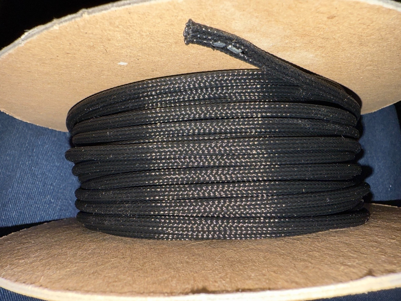 Techflex CCP0.13BK100 Clean Cut Braided Sleeving 1/8\ Techflex CCP0.13BK100 Clean Cut Braided Sleeving 1/8\