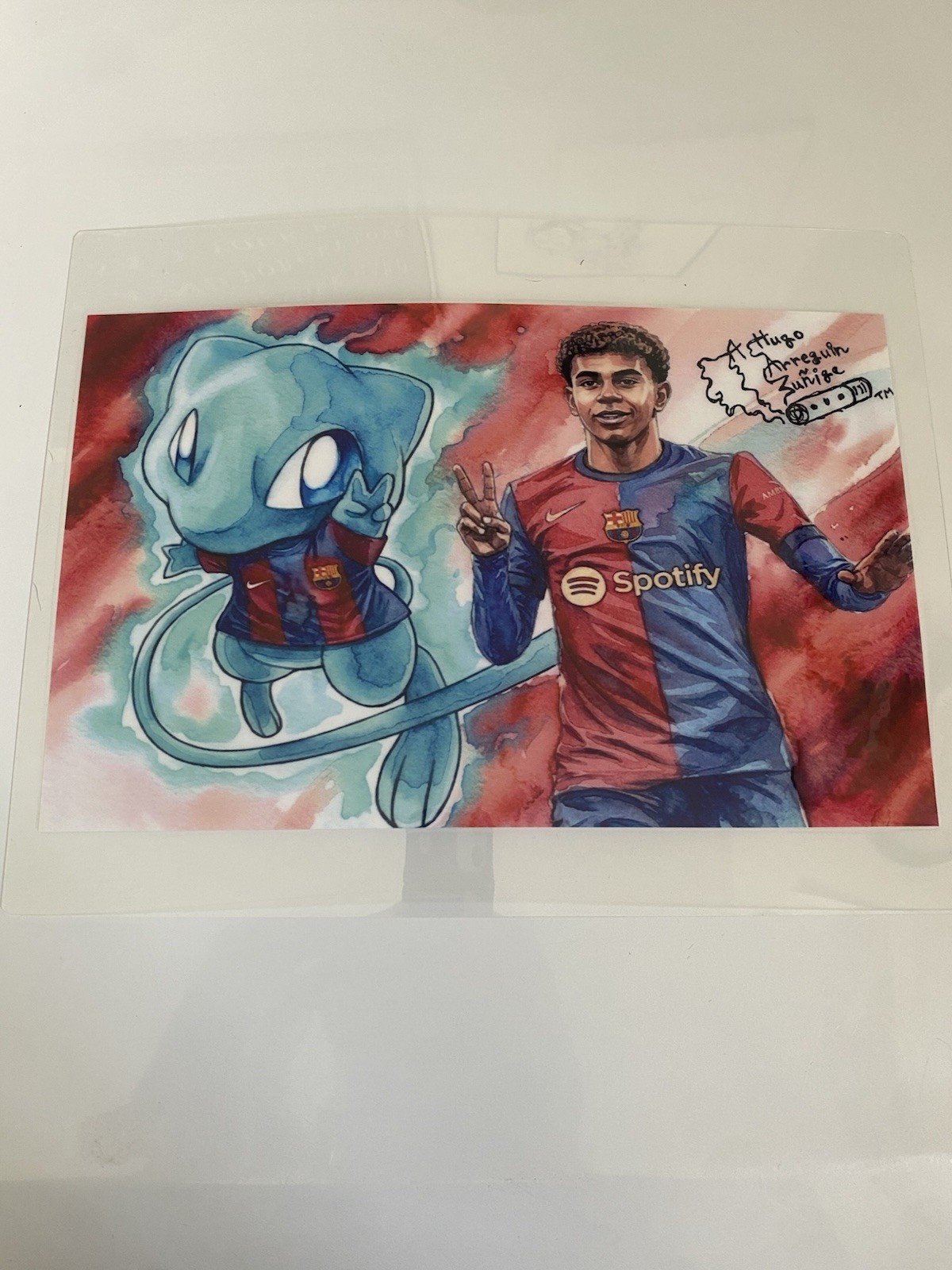 Lamine Yamal | Barcelona Soccer Star | POSTER | Sports Wall Art Mew Pokémon Nike