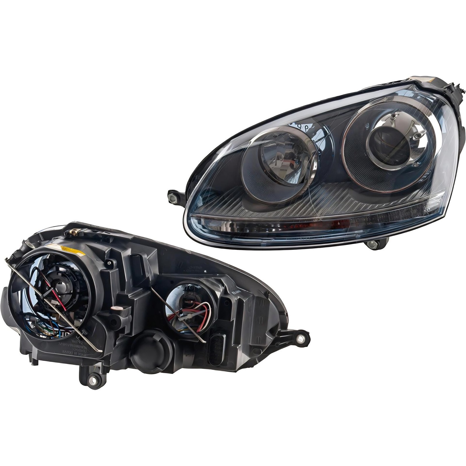 DEPO 341-1124L-USH3 Left HID Headlight 06-09 VW GTI Jetta Rabbit VW2502133