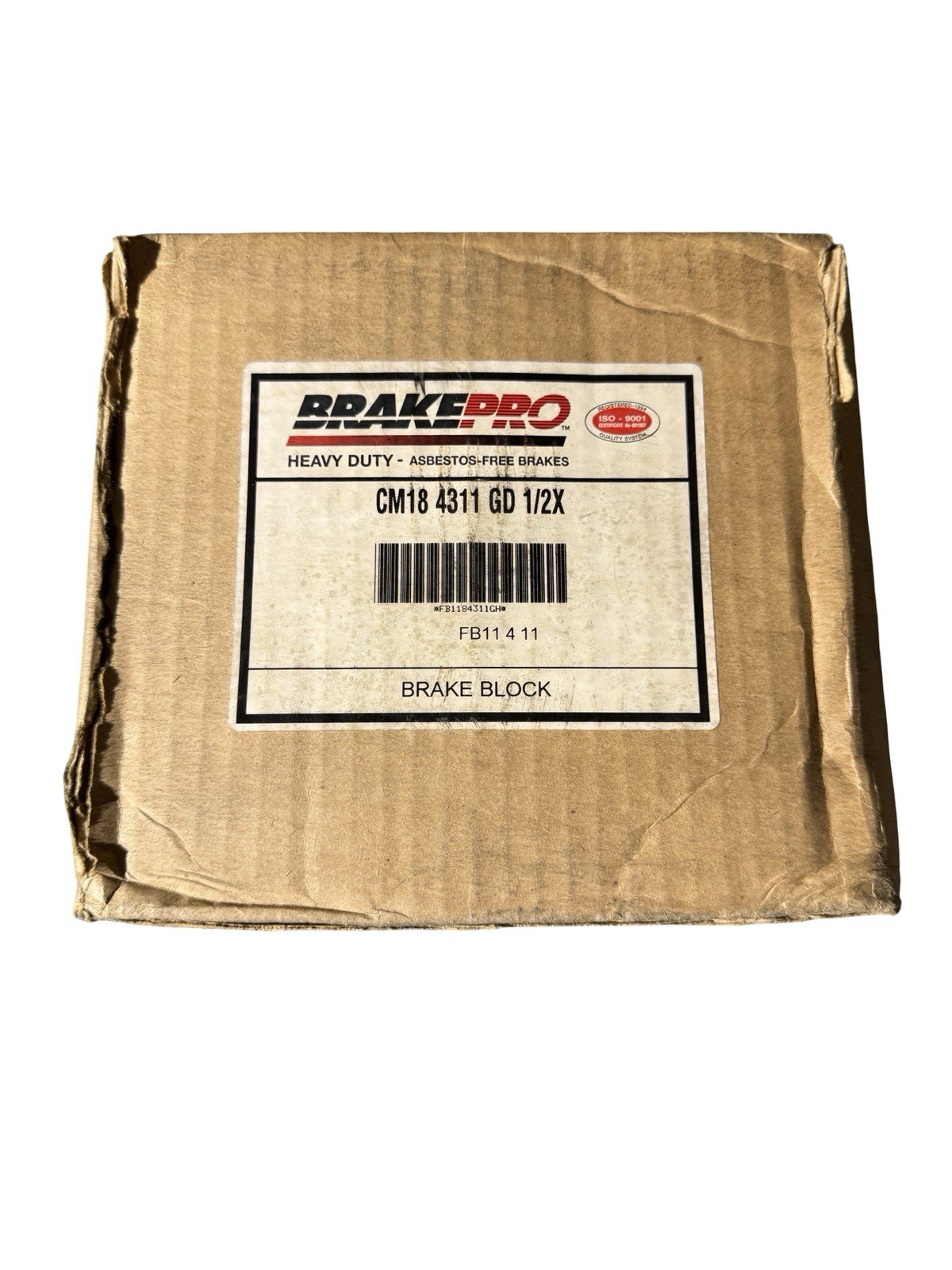 Brake Pro Brake Blocks Set Of (8) CM 184311GD 1/2x