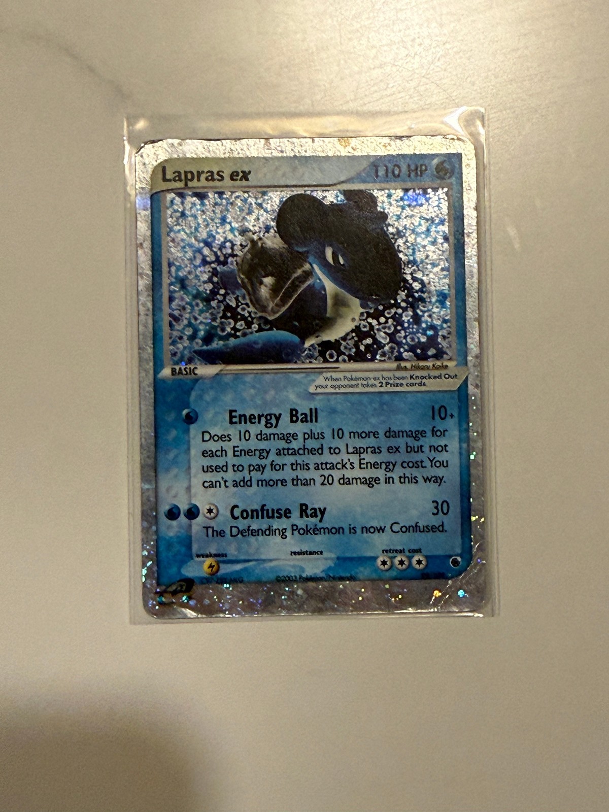 Pokemon Lapras ex 99/109 EX Ruby & Sapphire Rare Holo EX HP Pokemon Lapras ex 99/109 EX Ruby & Sapphire Rare Holo EX HP