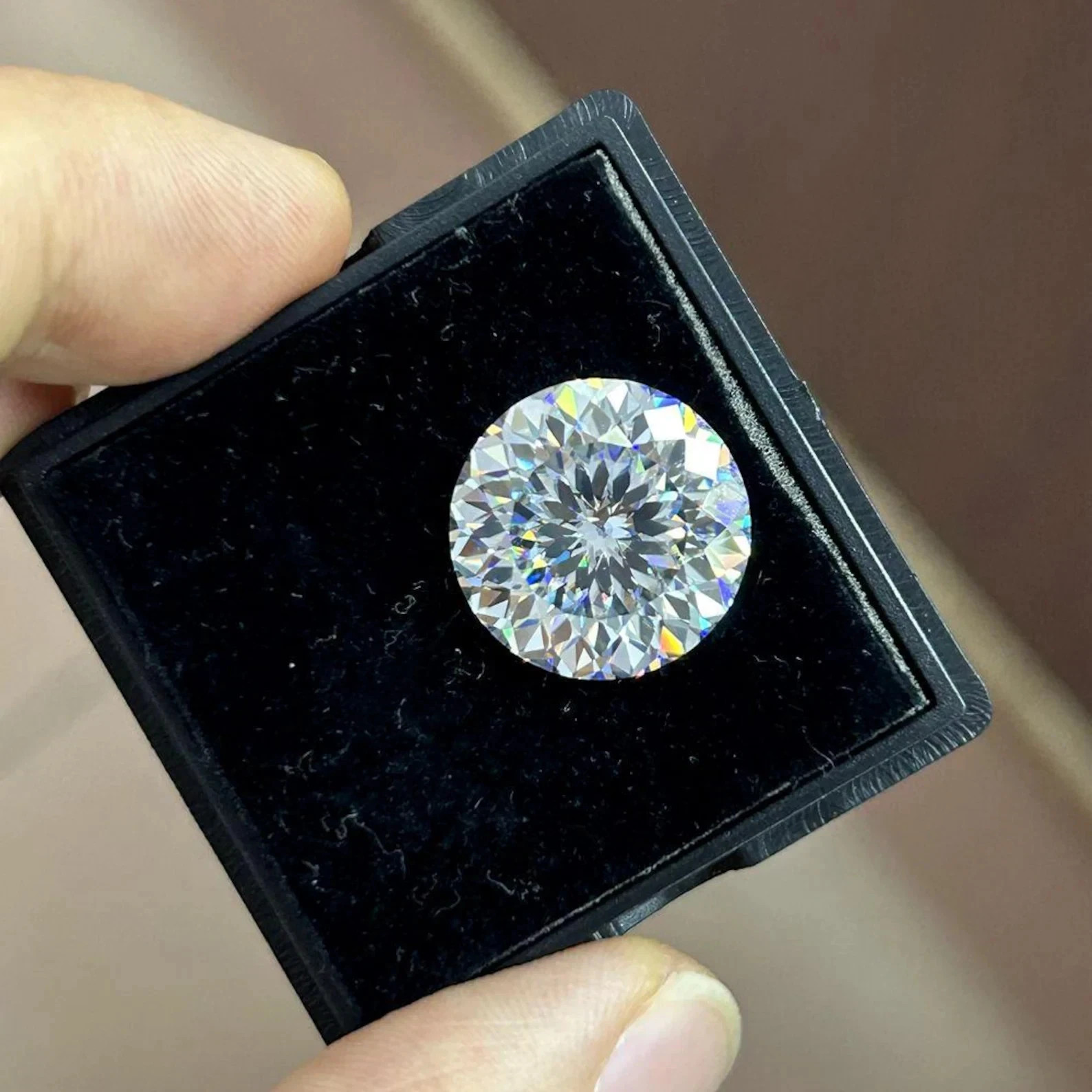 Certified 2.00 Ct Lab Grown Portuguese Cut CVD Diamond D Color VVS1 Loose Stone