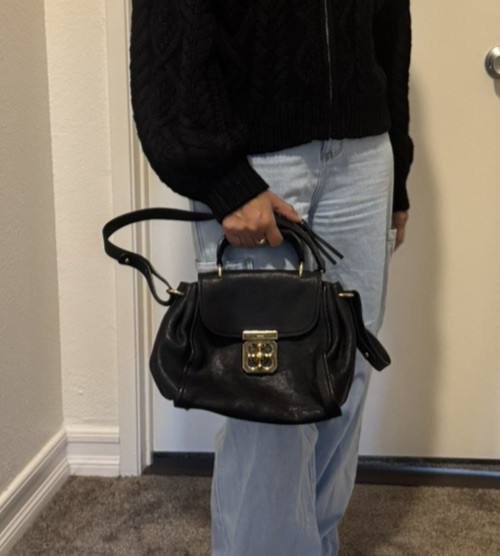 CHLOE Elsie 2Way Leather Crossbody/ Shoulder Bag 
