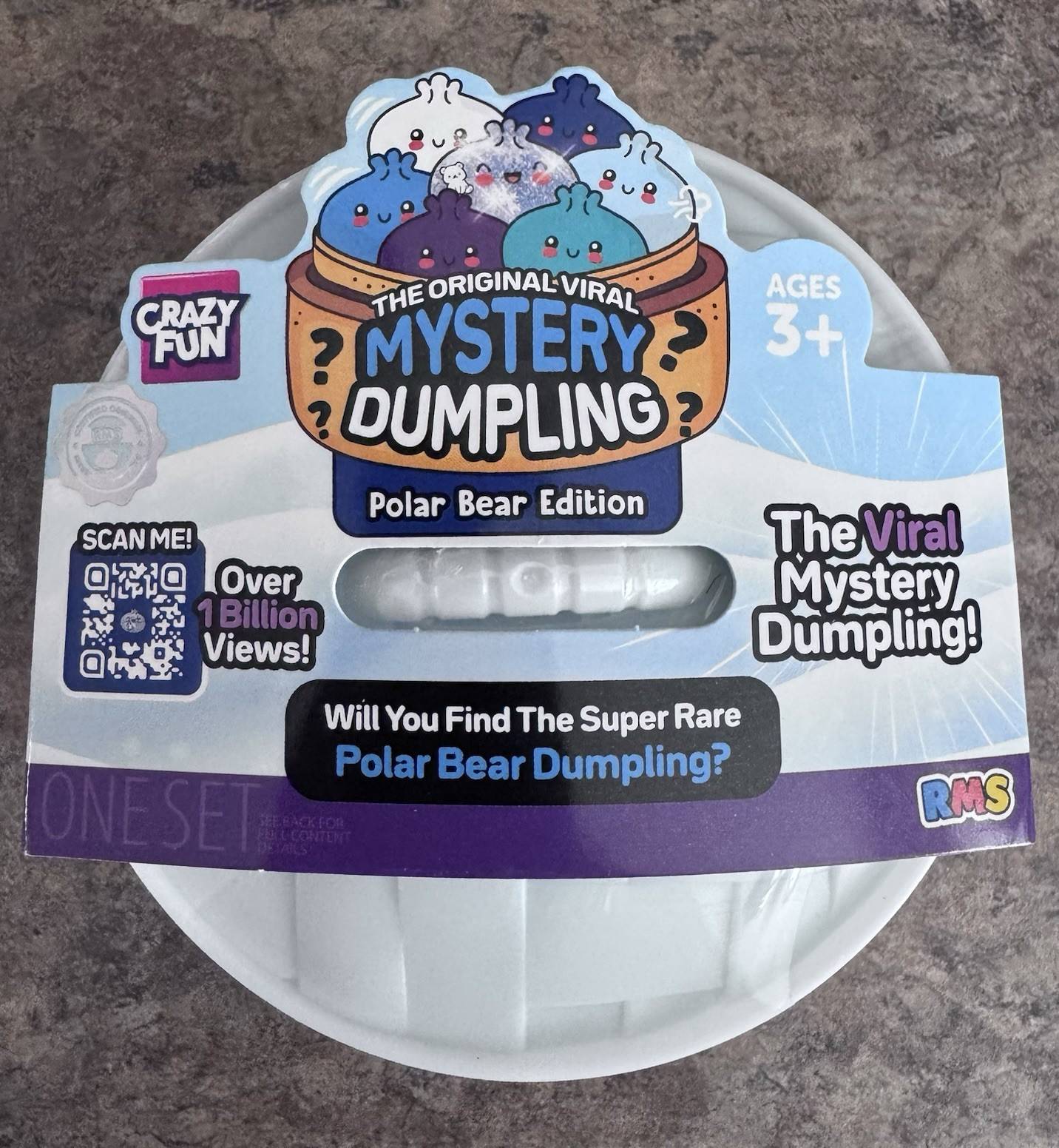 CONFIRMED RARE RMS Crazy Fun Mystery Dumpling Super Rare Polar Bear Dumpling CONFIRMED RARE RMS Crazy Fun Mystery Dumpling Super Rare Polar Bear Dumpling