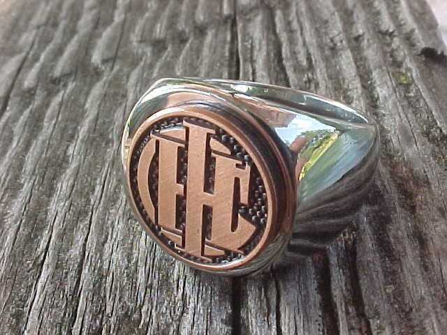1902 IHC INTERNATIONAL HARVESTER SILVER CHROME RING #8 NOS HI- QUALITY CLASS 1902 IHC INTERNATIONAL HARVESTER SILVER CHROME RING #8 NOS HI- QUALITY CLASS