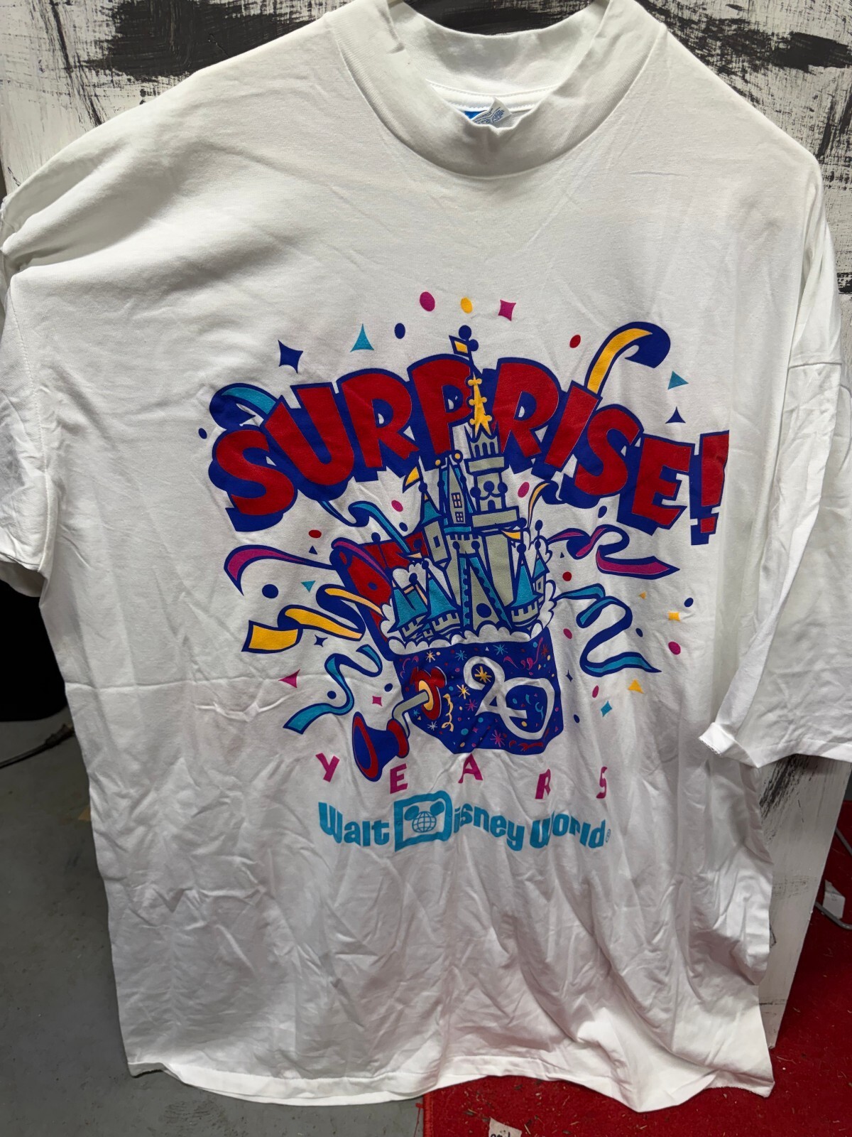 vintage i was surprised at walt disney world shirt