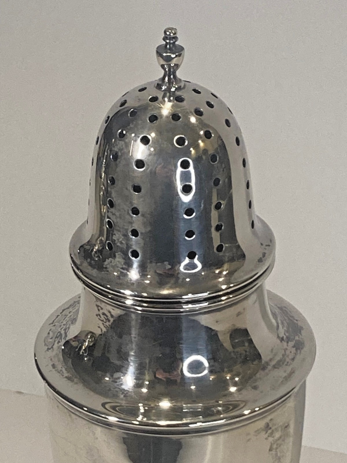 Antique Whiting Mfg Co Sterling Silver Sugar Caster Muffineer Shaker Pattern 947