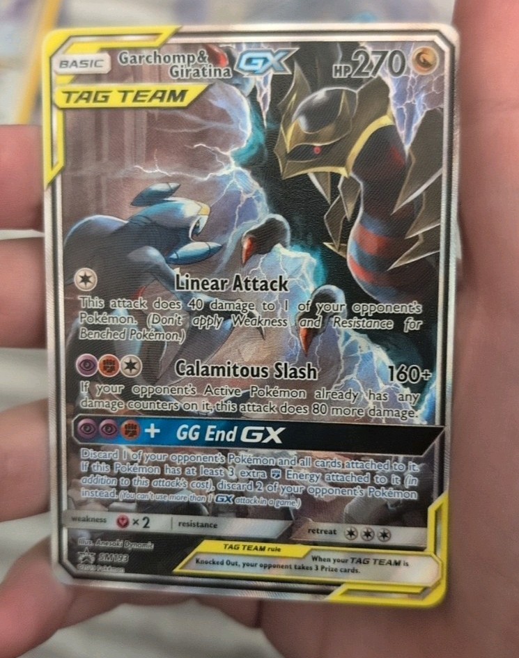 Garchomp & Giratina GX SM193 Sm Holo Garchomp & Giratina GX SM193 Sm Holo