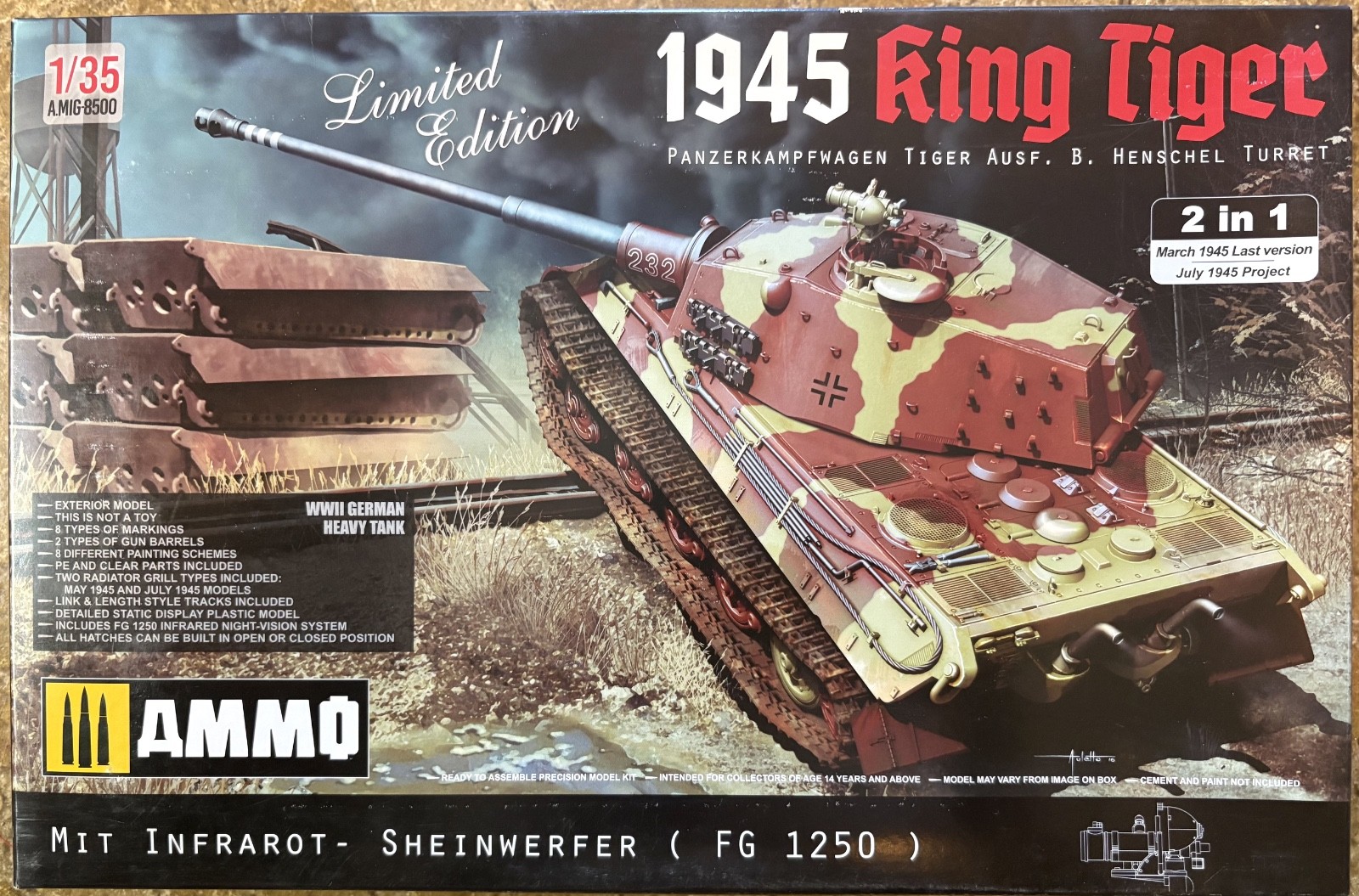 Ammo Mig Jimenez 1/35 1945 King Tiger (Henschel Turret) Limited Edition