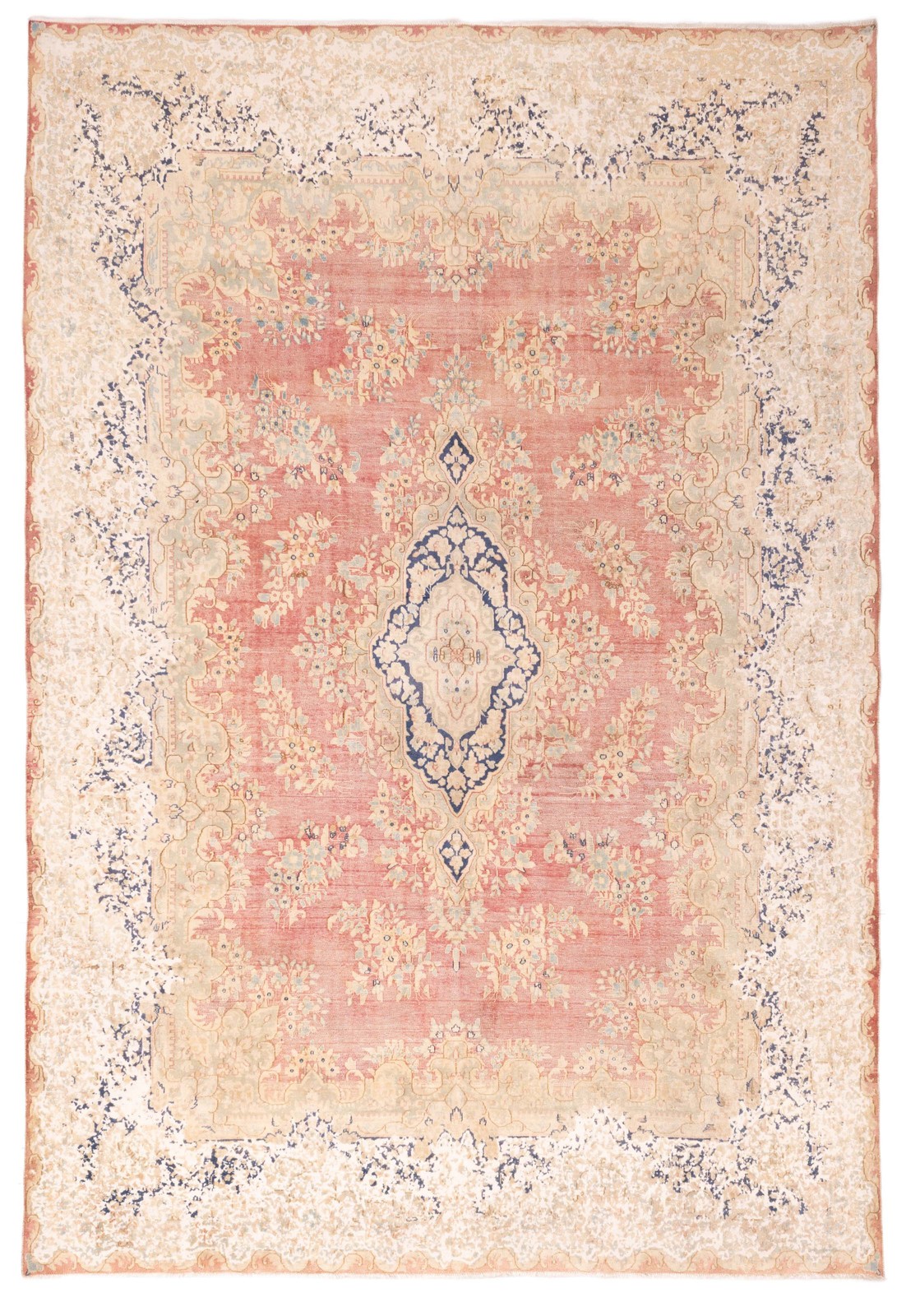 Traditional Vintage Hand-Knotted Area Rug 9\'5\