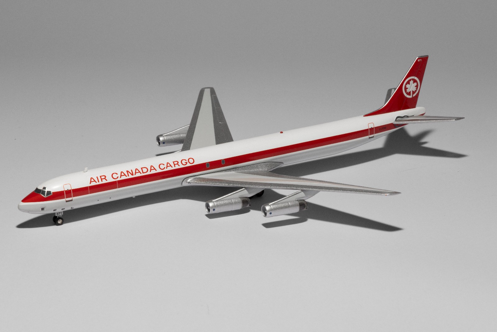 Inflight200 1:200 AIR CANADA CARGO DC-8-63 - C-FTIO - IF863060 - SUPER RARE