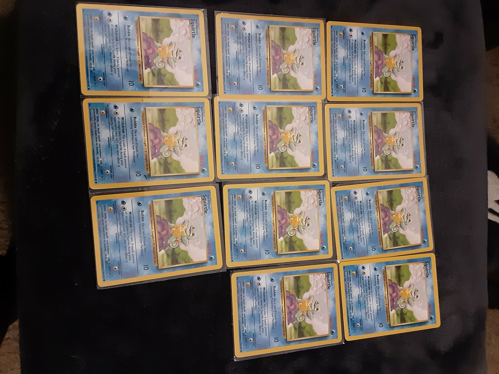 pokemon cards 1999 wizards unplayed SQUIRTLE all 11 MINT CARDS All 11 pokemon cards 1999 wizards unplayed SQUIRTLE all 11 MINT CARDS All 11