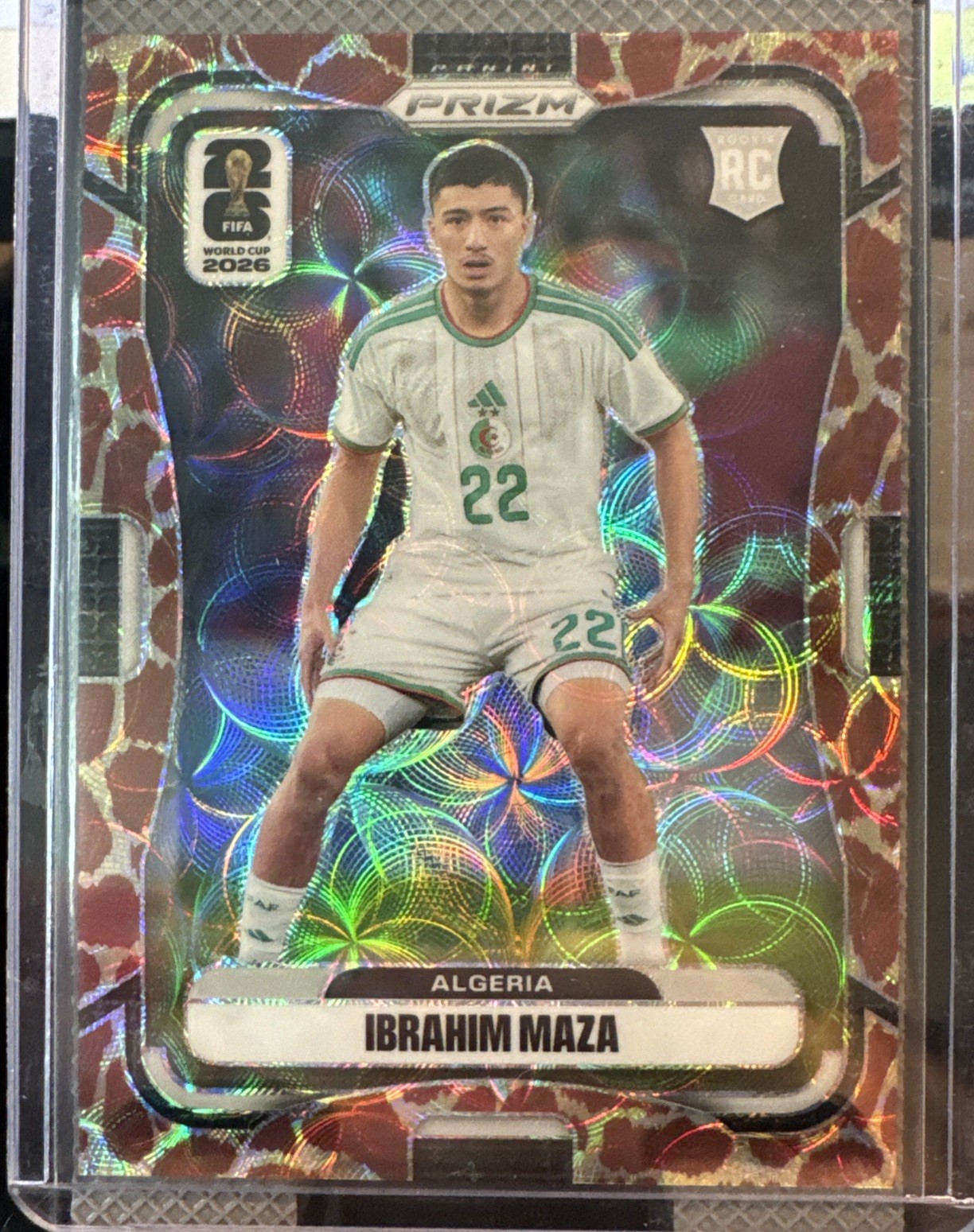 2026 Panini World Cup Prizm Ibrahim Maza RC Choice Giraffe SSP Algeria 2026 Panini World Cup Prizm Ibrahim Maza RC Choice Giraffe SSP Algeria
