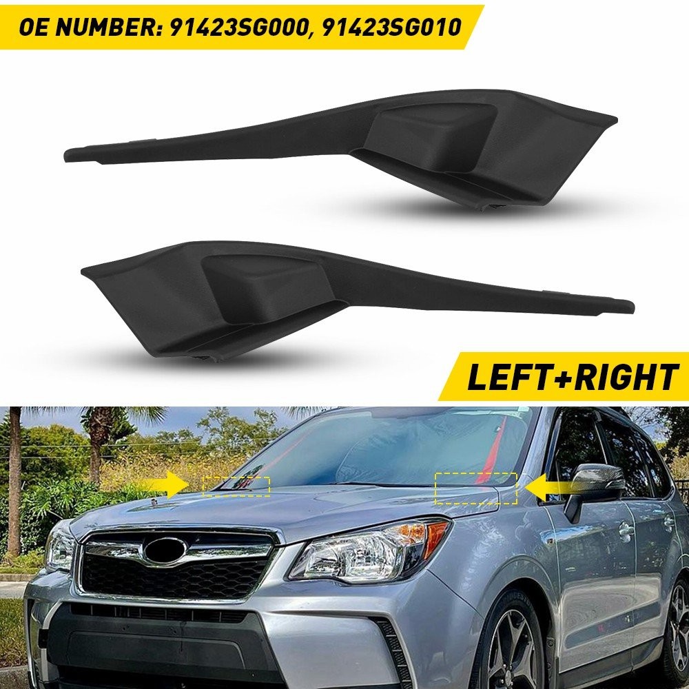 2X Windshield Wiper Cowl Trim Panel Rubber LH RH For 2014-2018 Subaru Forester K