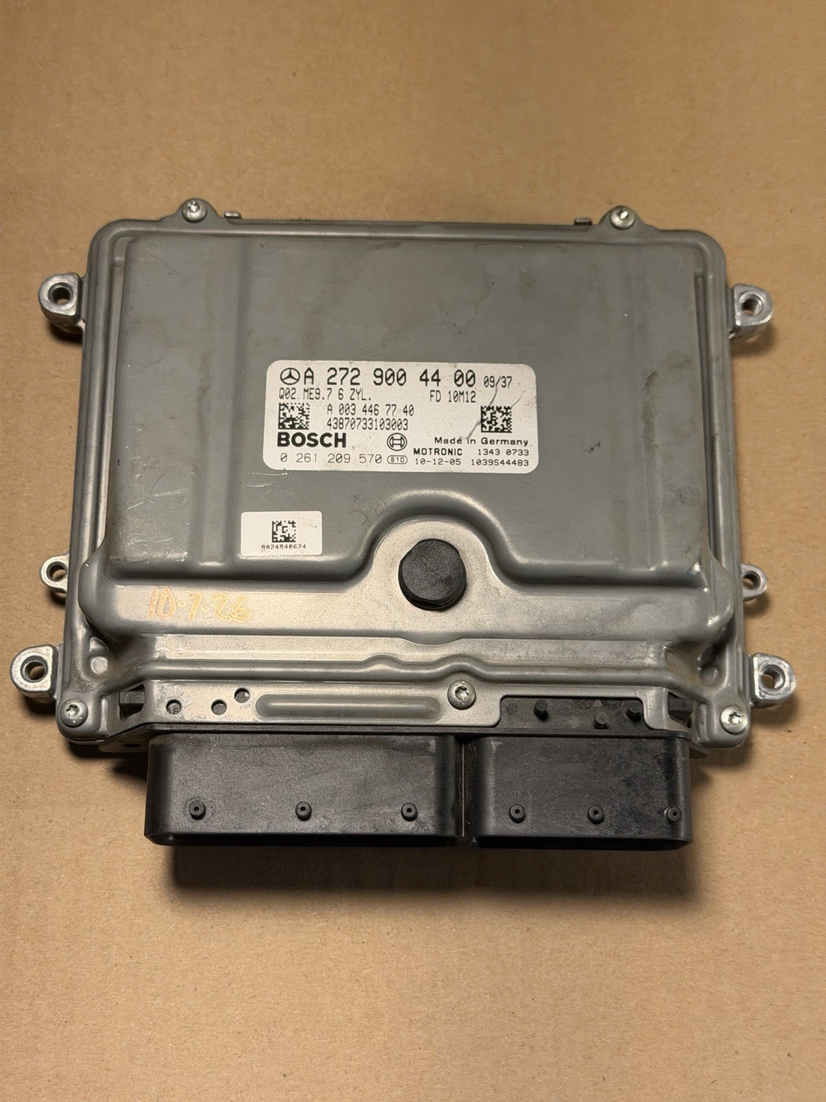2008-2012 Mercedes-Benz W204 C300 | Engine Control Module ECM/ECU | A2729004400 2008-2012 Mercedes-Benz W204 C300 | Engine Control Module ECM/ECU | A2729004400