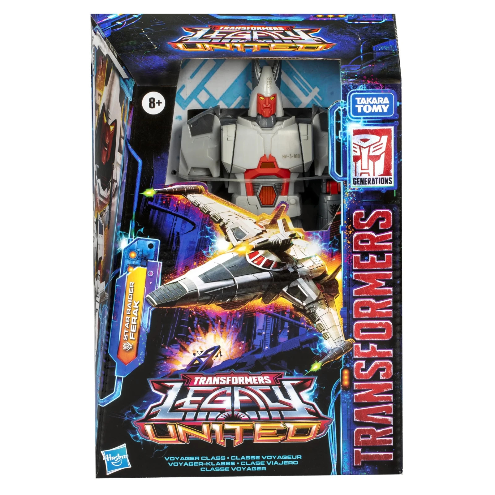 Transformers Legacy United Voyager Star Raider Ferak 7” Action Figure. NIB