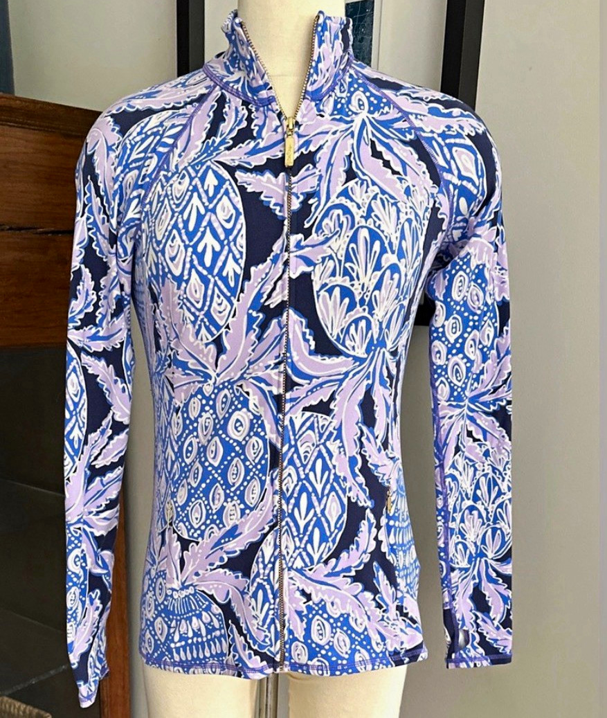 Lilly Pulitzer Luxletic Serena Zipup size Large Lilly Pulitzer Luxletic Serena Zipup size Large