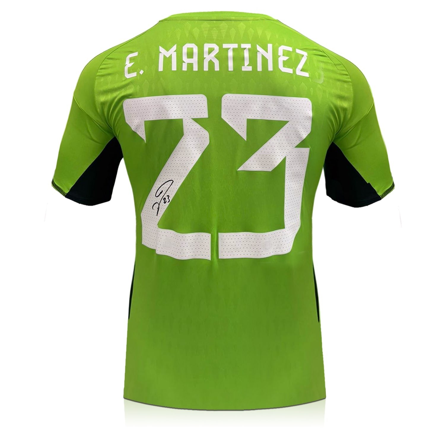 Emi Martinez Back Signed Argentina 2022-23 Home Goalkeeper Jersey