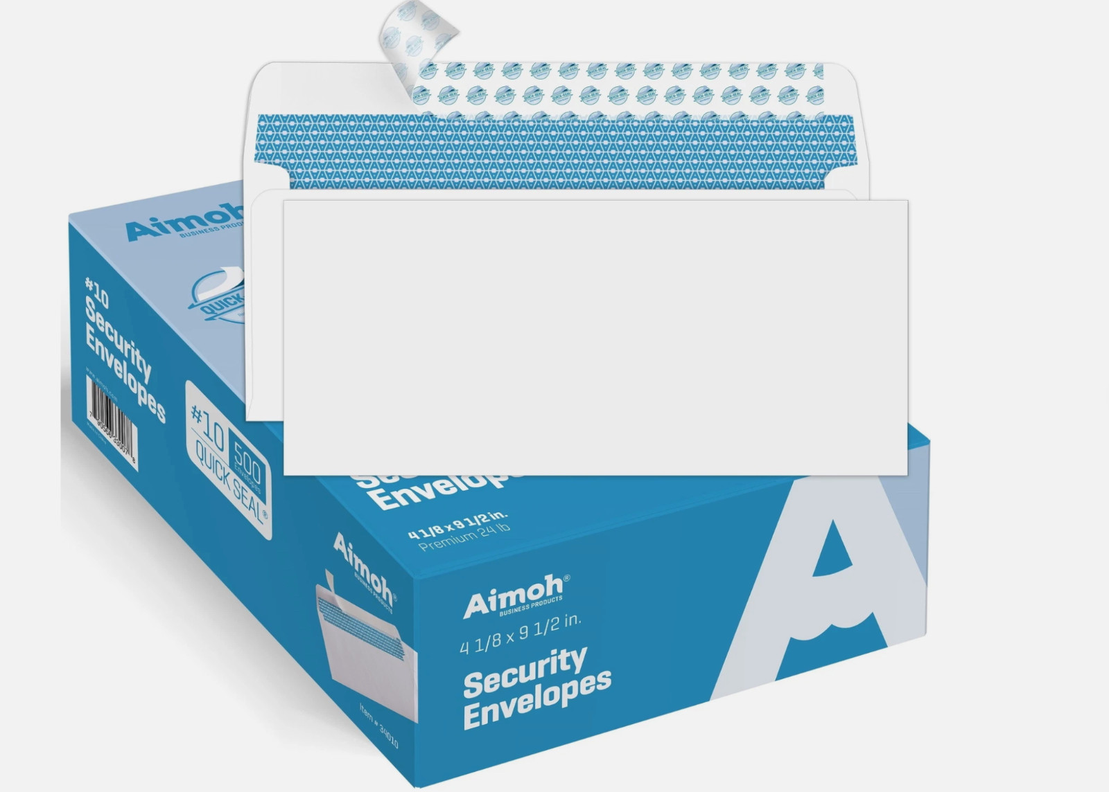 #10 Security Letter Envelopes Self-Seal Windowless 500 Count #10 Security Letter Envelopes Self-Seal Windowless 500 Count