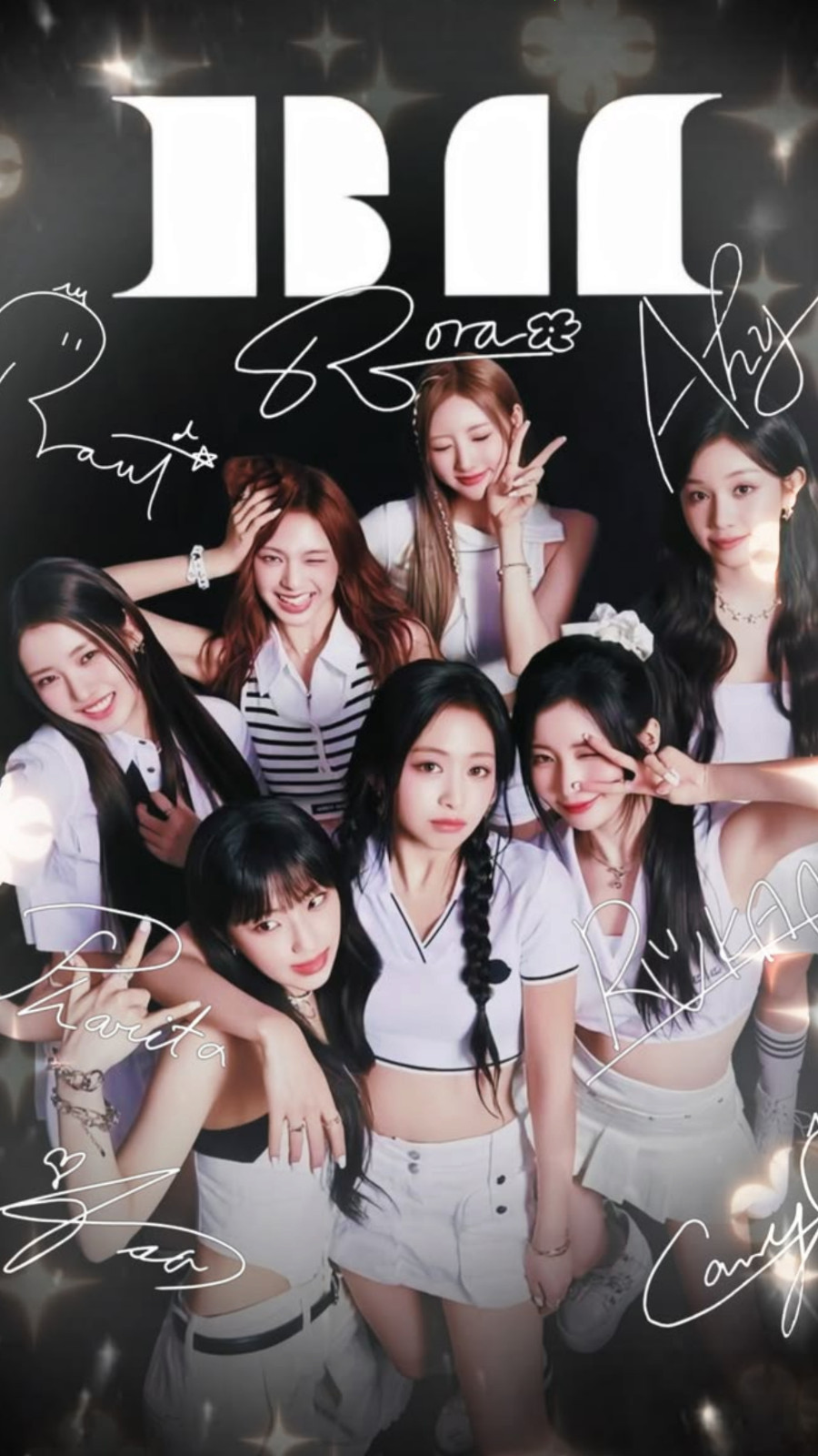 BABYMONSTER Kpop Girl Group Signed Style Music Poster