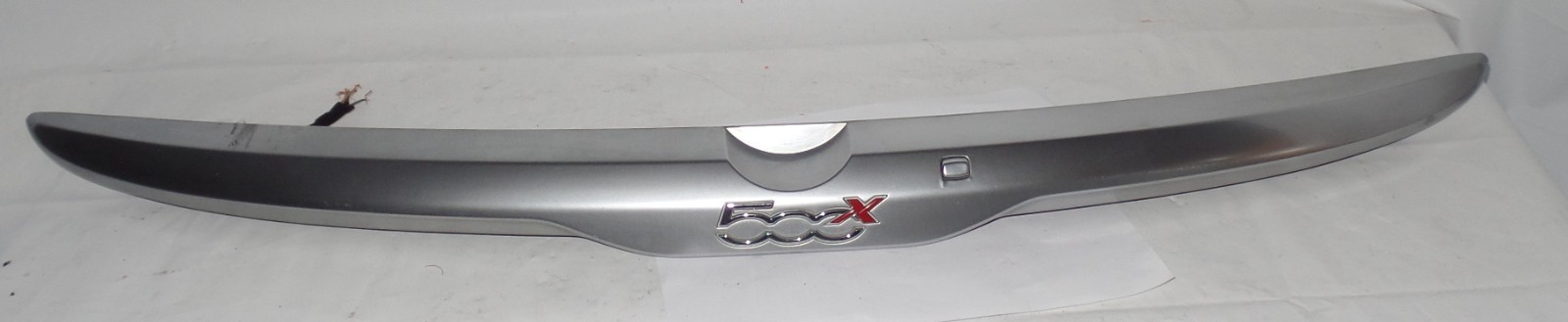 2016-2018 Fiat 500x Rear Trunk Satin Chrome Lid Molding NO Camera OEM