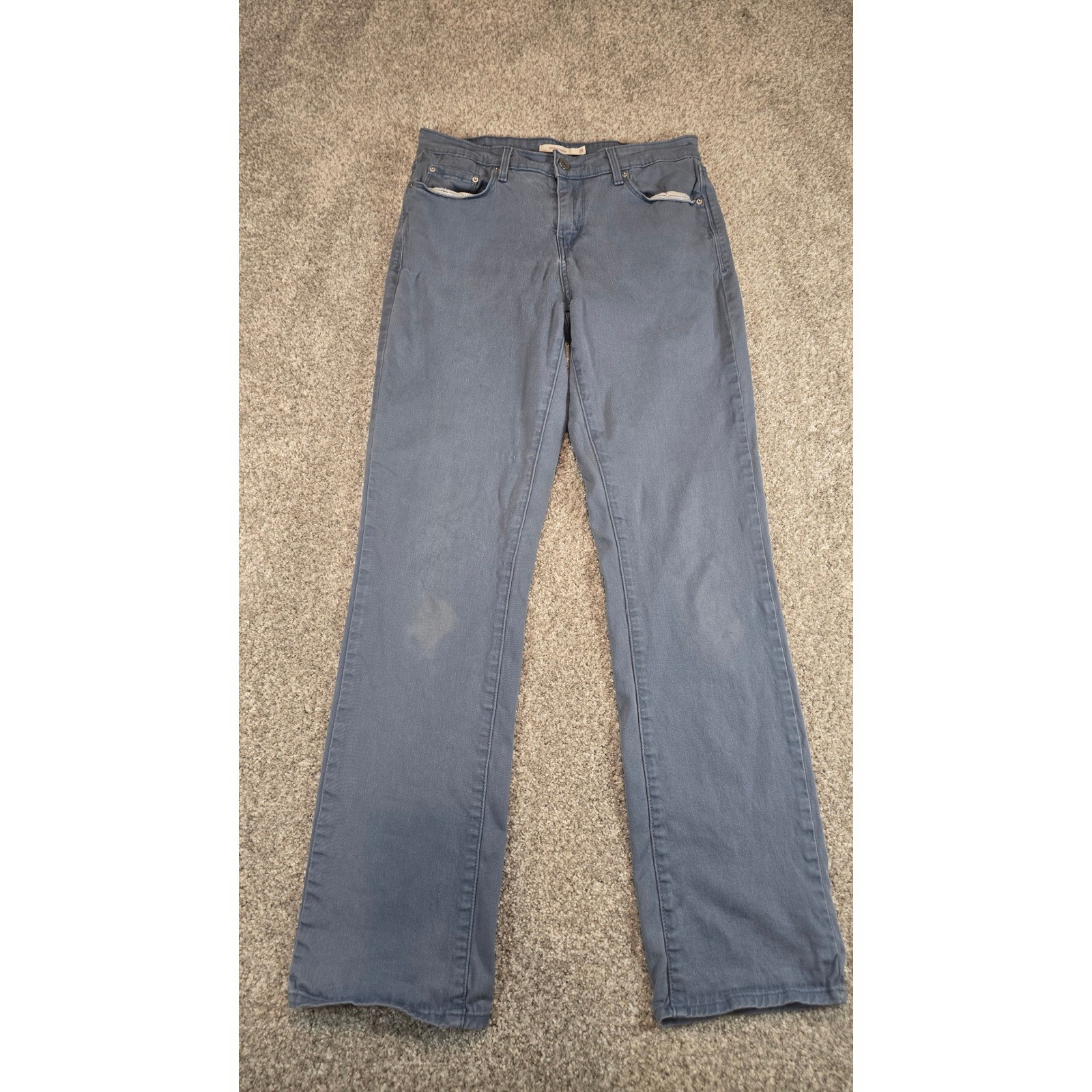 Levis 505 Straight Leg Jeans Steel Blue Denim mens W28 L32 29x28.5 Levis 505 Straight Leg Jeans Steel Blue Denim mens W28 L32 29x28.5