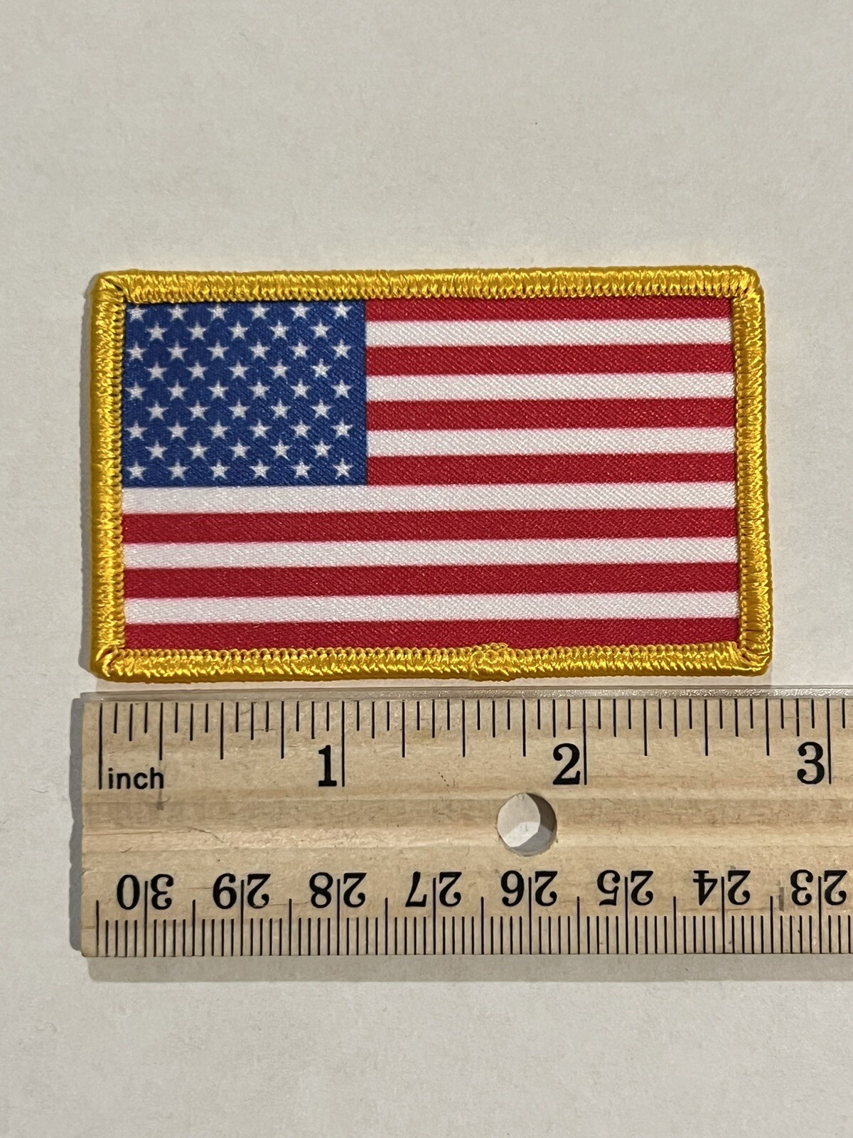 Printed Style American Flag Embroidery Patch Printed Style American Flag Embroidery Patch